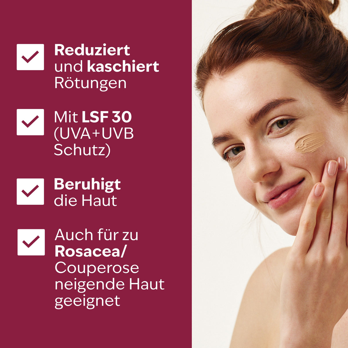 Calming Relief Anti-Rötungen Getönte Tagescreme LSF30