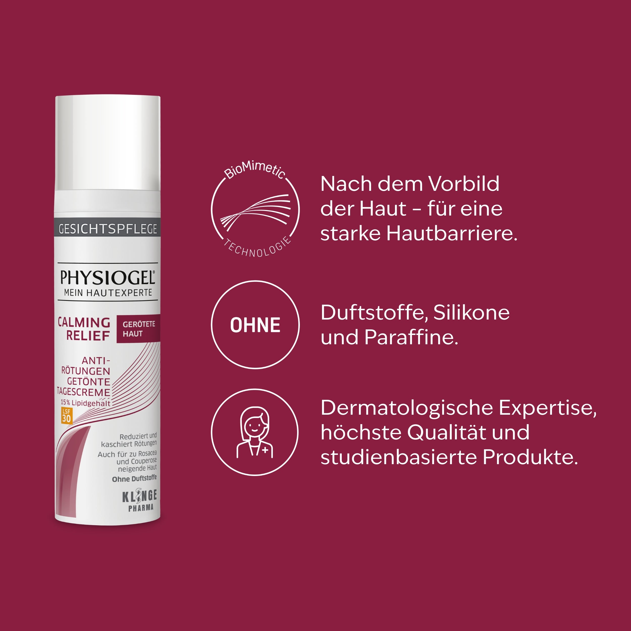 Calming Relief Anti-Rötungen Getönte Tagescreme LSF30
