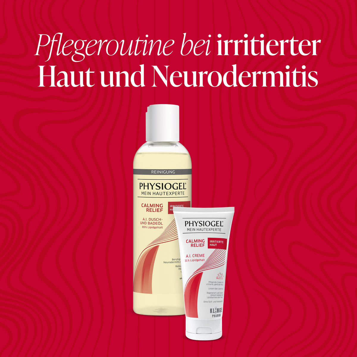 Calming Relief Pflegeroutine bei irritierter Haut